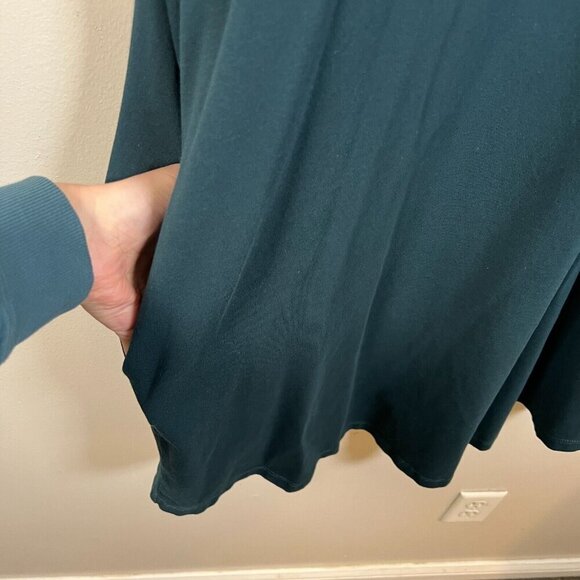 Universal Standard Halie T-shirt Dress Size Small 14/16 Green Minimal Comfy - Picture 6 of 8